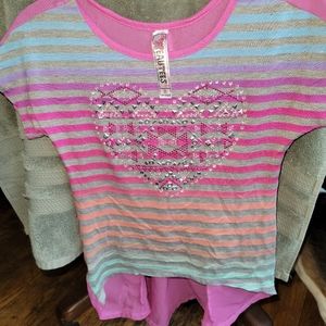 Girls high low shirt